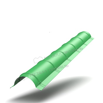 Планка конька круглого R110х2000 (ПЭ-01-6002-0.5), заказать, купить, стоимость, доставка, цена, москва