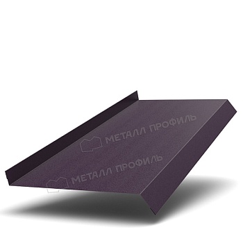 Планка отлива 240х30х2000 (VALORI-20-Violet-0.5), заказать, купить, стоимость, доставка, цена, москва