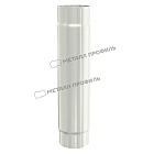 Труба соединительная МЕТАЛЛ ПРОФИЛЬ GS lite D90х1000 Ral 9003