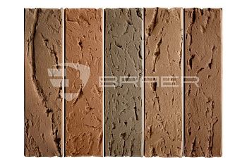 Облицовочный кирпич BRAER MAX, кора дуба, 1 НФ