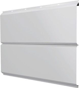 Софит металлический ЭкоБрус новый Grand Line без перфорации 0,45 Drap ТХ с пленкой RAL 7047 телегрей 4, заказать, купить, стоимость, доставка, цена, москва