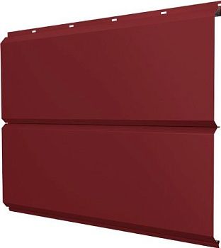Софит металлический ЭкоБрус новый Grand Line без перфорации 0,45 ПЭ с пленкой RAL 3011 коричнево-красный, заказать, купить, стоимость, доставка, цена, москва