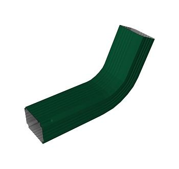 Колено трубы гофрированное Vortex Lite 76х102мм PE RAL 6005 зеленый мох купить в Москве цена с доставкой в Фелиз Хаус