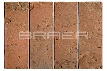 Облицовочный кирпич BRAER Баварская кладка, терра, 1,4 НФ