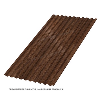 Профлист МЕТАЛЛ ПРОФИЛЬ С-21x1000-B (ECOSTEEL-01-МореныйДуб-0,5), заказать, купить, стоимость, доставка, цена, москва