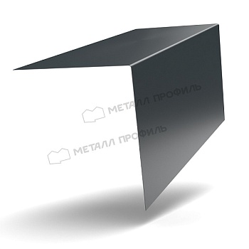 Планка откоса FASTCLICK 150х267х3000 NormanMP (ПЭ-01-7016-0.5), заказать, купить, стоимость, доставка, цена, москва