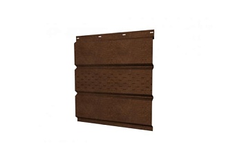 Софит металлический центральная перфорация 0,45 Print Elite с пленкой Antique Wood TwinColor, заказать, купить, стоимость, доставка, цена, москва