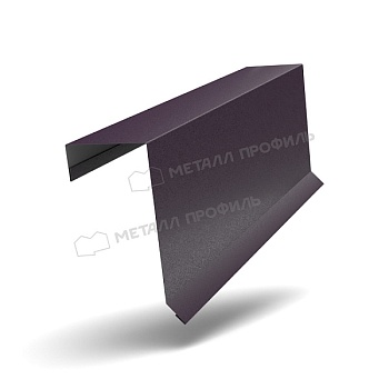 Планка торцевая кровельная FASTCLICK 65х130х2000 (VALORI-20-Violet-0.5), заказать, купить, стоимость, доставка, цена, москва