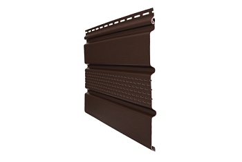 Софит Premium Acryl Grand Line частично перфорированный темный дуб (3,0м), заказать, купить, стоимость, доставка, цена, москва