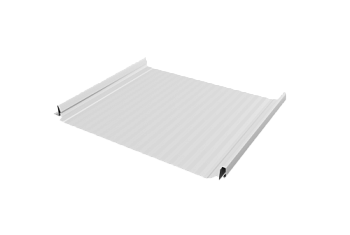 Кликфальц Pro Gofr Grand Line 0,45 PE с пленкой на замках RAL 9003 сигнальный белый, заказать, купить, стоимость, доставка, цена, москва
