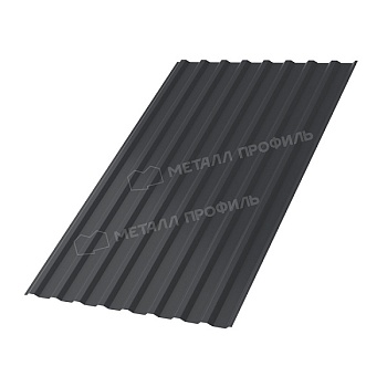 Профлист МЕТАЛЛ ПРОФИЛЬ МП-20x1100-B (ПЭ-01-7024-0,45), заказать, купить, стоимость, доставка, цена, москва