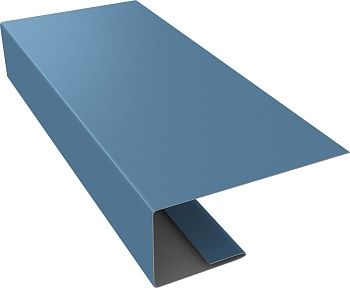 J-Профиль 18мм Grand Line 0,45 Drap ТХ RAL 5024 пастельно-синий (3м), заказать, купить, стоимость, доставка, цена, москва