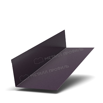 Планка примыкания верхняя 250х147х2000 (VALORI-20-Violet-0.5), заказать, купить, стоимость, доставка, цена, москва