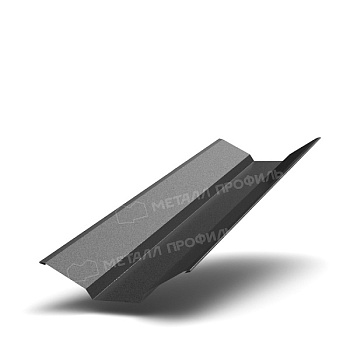 Планка ендовы верхняя 76х76х2000 (VikingMP-01-9005-0.45), заказать, купить, стоимость, доставка, цена, москва