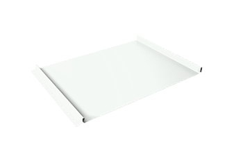Кликфальц Grand Line 0,5 Satin с пленкой на замках RAL 9003 сигнальный белый, заказать, купить, стоимость, доставка, цена, москва