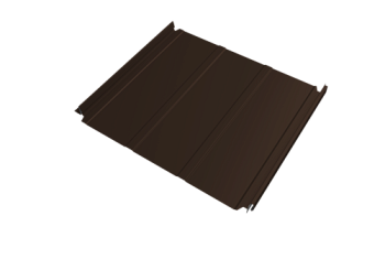 Кликфальц Double Pro Line Grand Line 0,45 PE с пленкой на замках RAL 8017 шоколад, заказать, купить, стоимость, доставка, цена, москва