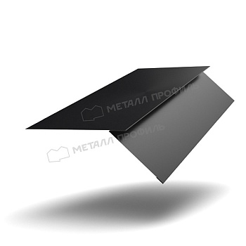 Планка карнизная FASTCLICK 130х80х2000 NormanMP (ПЭ-01-9005-0.5), заказать, купить, стоимость, доставка, цена, москва