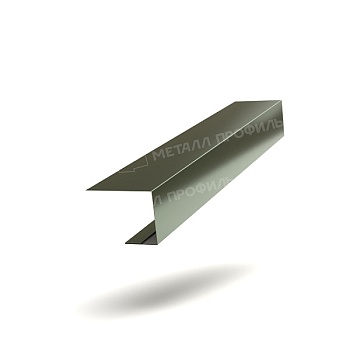 Планка завершающая FASTCLICK 50х38х3000 (PURMAN-20-Tourmalin-0.5), заказать, купить, стоимость, доставка, цена, москва