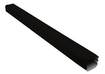 Труба прямоугольная Vortex Matt 3м RAL 9005 купить в Москве цена с доставкой в Фелиз Хаус