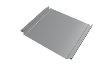 Кликфальц Double Pro Grand Line 0,45 PE с пленкой на замках RAL 7004 сигнальный серый, заказать, купить, стоимость, доставка, цена, москва