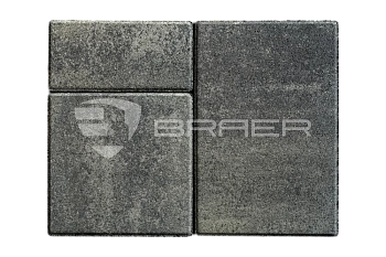 Тротуарная плитка BRAER Старый город Ландхаус, Color Mix Вечер, 60 мм