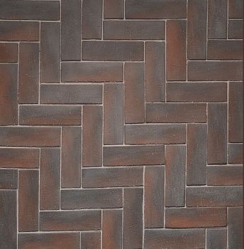 Клинкерная брусчатка ЛСР Женева Лонг, 250×80×50 мм