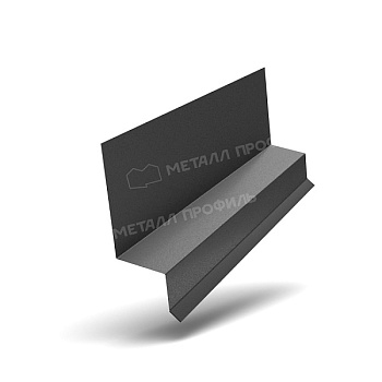 Планка отлива верхнего FASTCLICK 35х25х3000 (VALORI-20-DarkGrey-0.5), заказать, купить, стоимость, доставка, цена, москва
