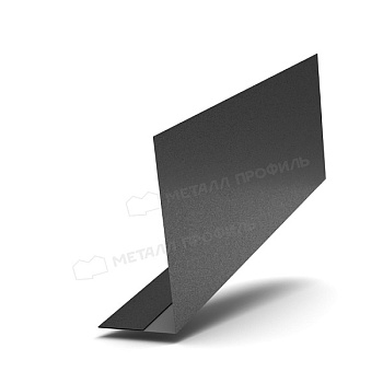 Планка карнизного свеса 250х50х2000 (VALORI-20-DarkGrey-0.5), заказать, купить, стоимость, доставка, цена, москва