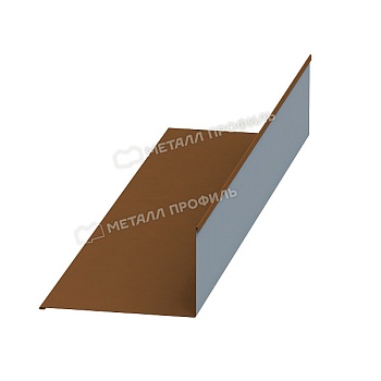 Планка примыкания верхняя 250х147х2000 (PURMAN-20-Argillite-0.5), заказать, купить, стоимость, доставка, цена, москва