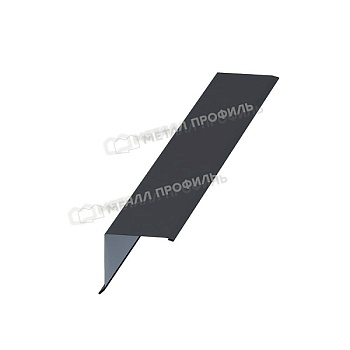 Планка торцевая 95х120х2000 (VALORI-20-DarkGrey-0.5), заказать, купить, стоимость, доставка, цена, москва