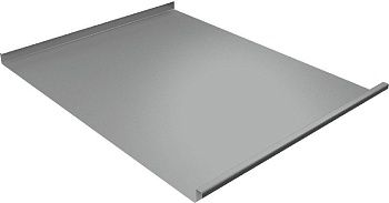 Фальц двойной стоячий Grand Line 0,5 Satin с пленкой на замках RAL 9006 бело-алюминиевый, заказать, купить, стоимость, доставка, цена, москва