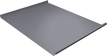 Фальц двойной стоячий Grand Line 0,5 Satin с пленкой на замках RAL 7004 сигнальный серый, заказать, купить, стоимость, доставка, цена, москва