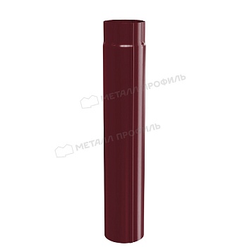 Труба водосточная МЕТАЛЛ ПРОФИЛЬ Foramina PUR D100х3000 Ral 3005 купить в Москве цена с доставкой в Фелиз Хаус