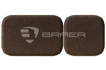 Тротуарная плитка BRAER Классико Дуо, Коричневый, 40 мм