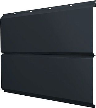 Софит металлический ЭкоБрус новый Grand Line без перфорации 0,45 ПЭ с пленкой RAL 7016 антрацитово-серый, заказать, купить, стоимость, доставка, цена, москва