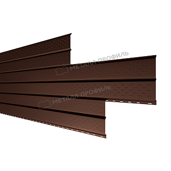 Софит перфор. Lбрус-XL-14х335 (VALORI-20-Brown-0.5), заказать, купить, стоимость, доставка, цена, москва