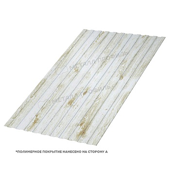 Профлист МЕТАЛЛ ПРОФИЛЬ С-8x1150-B (ECOSTEEL_MA-01-Беленый Дуб-0,5), заказать, купить, стоимость, доставка, цена, москва