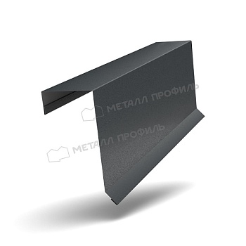 Планка торцевая кровельная FASTCLICK 65х130х2000 (VikingMP E-20-7016-0.5), заказать, купить, стоимость, доставка, цена, москва