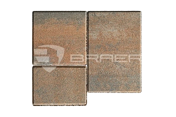 Тротуарная плитка BRAER Старый город Венусбергер, Color Mix Койот, 40 мм