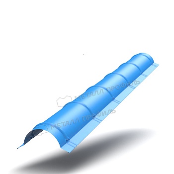 Планка конька круглого R110х2000 NormanMP (ПЭ-01-5015-0.5), заказать, купить, стоимость, доставка, цена, москва