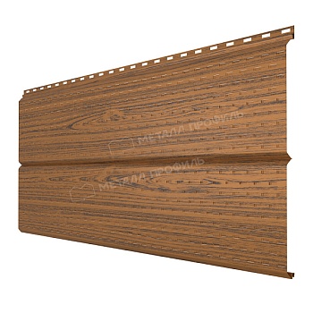 Софит МЕТАЛЛ ПРОФИЛЬ перфор. Lбрус-XL-14х335 (ECOSTEEL_T-01-ЗолотойДуб-0.5), заказать, купить, стоимость, доставка, цена, москва