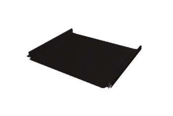 Кликфальц Pro Gofr Grand Line 0,45 PE с пленкой на замках RAL 9005 черный, заказать, купить, стоимость, доставка, цена, москва
