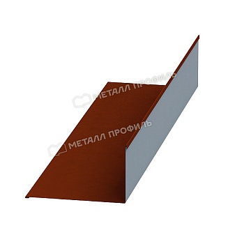 Планка примыкания верхняя 250х147х2000 (AGNETA-20-Copper\Copper-0.5), заказать, купить, стоимость, доставка, цена, москва