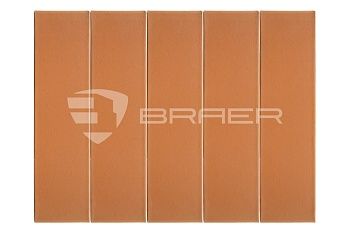 Облицовочный кирпич BRAER Красный, гладкий, 1 НФ
