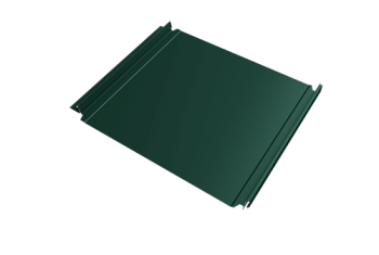 Кликфальц Double Pro Grand Line 0,45 PE с пленкой на замках RAL 6005 зеленый мох, заказать, купить, стоимость, доставка, цена, москва