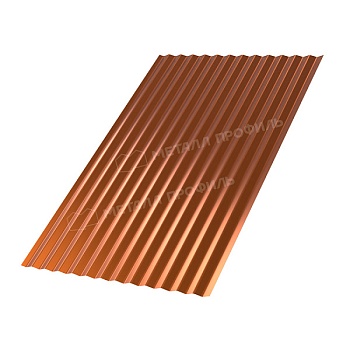 Профлист МЕТАЛЛ ПРОФИЛЬ МП-18x1100-B (AGNETA_Д-03-Copper-0,5), заказать, купить, стоимость, доставка, цена, москва
