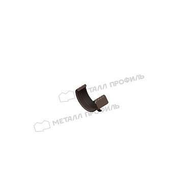 Соединитель желоба МЕТАЛЛ ПРОФИЛЬ Foramina Freeze D125 DarkBrown купить в Москве цена с доставкой в Фелиз Хаус