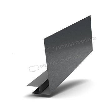 Планка карнизного свеса сложная 250х50х3000 (VikingMP-01-7016-0.45), заказать, купить, стоимость, доставка, цена, москва