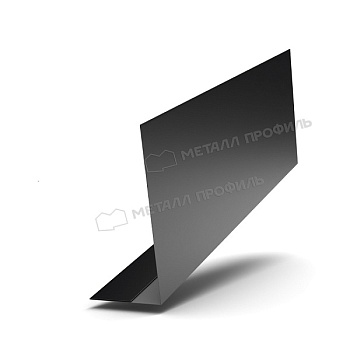Планка карнизного свеса 200х30х2000 (ПЭ-01-9005-0.45), заказать, купить, стоимость, доставка, цена, москва