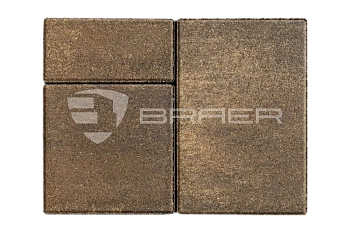 Тротуарная плитка BRAER Старый город Ландхаус, Color Mix Каштан, 80 мм